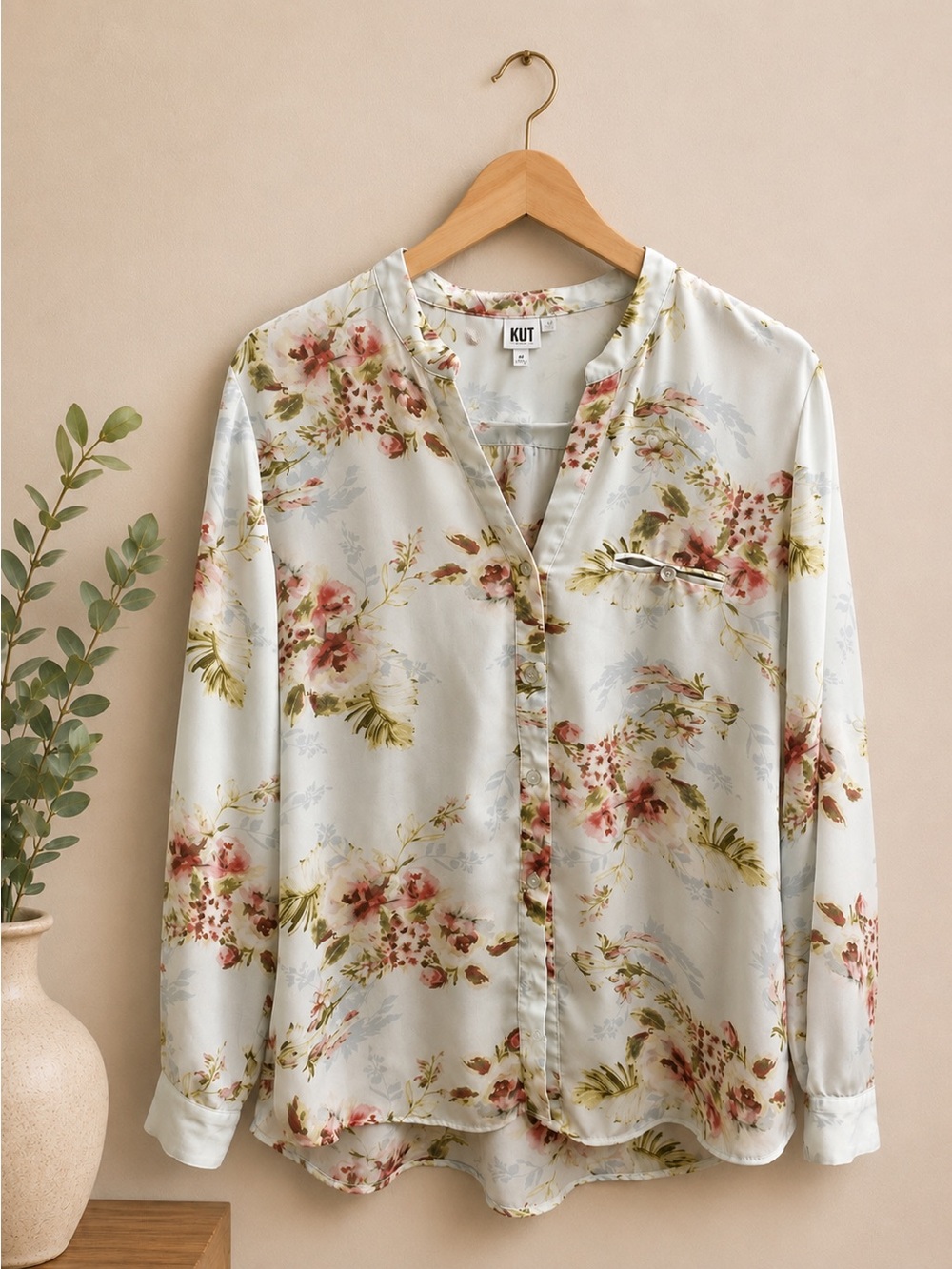 KUT From The Kloth Floral Blouse Size M